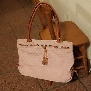 Vintage Dooney and Bourke pink satchel